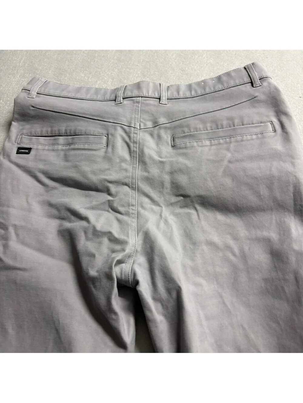 Zanerobe Sureshot Chino Pants Mens 32 Gray Elastic Cuff Stretch Joggers